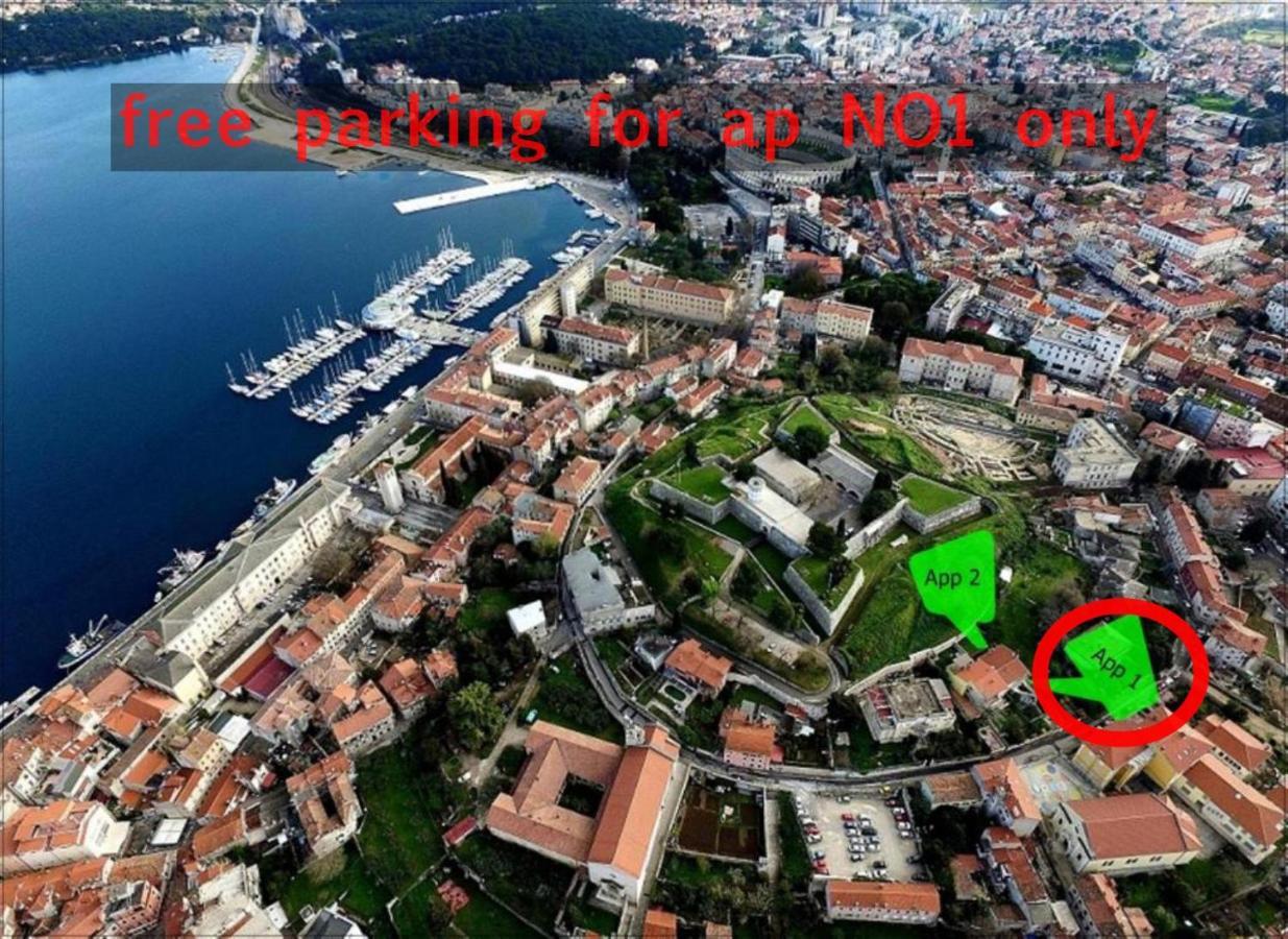 Apartments Bonvenon2Center Pula Exteriér fotografie